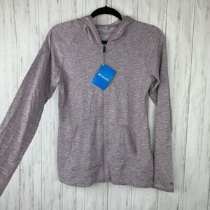 Columbia NWT light purple zip up sweatshirt